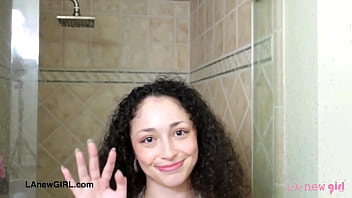 Girl next door model had sensual shower Girl next door model had sensual shower