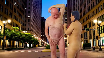 Preview of hot public night shave with agarabas and olpr