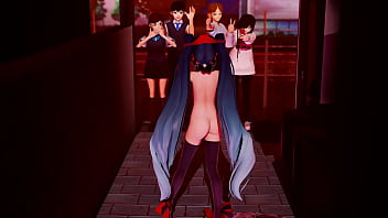 Miku striptease on street mmd by stranger mmd Miku striptease on street mmd by stranger mmd