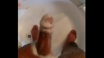 Jerking off under the shower