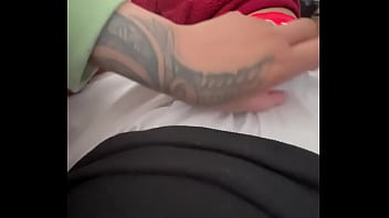 Rubbing my dick