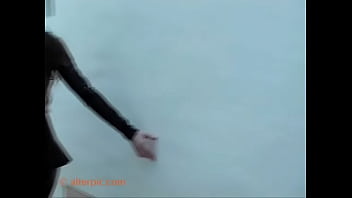 Anna rose puts on hood and inserts dongle in vagina