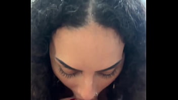 Petite brunette latina rough fucked in pov deepthroat gagging cowgirl riding missionary cum on tits