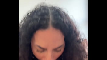 Petite brunette latina rough fucked in pov deepthroat gagging cowgirl riding missionary cum on tits