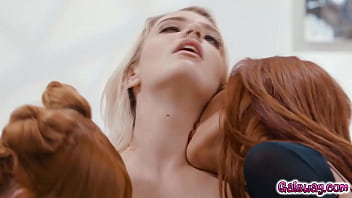 Threesome with two hot lesbian devils