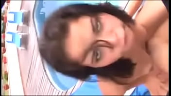 A hot brunette getting her ass hole opened by solid cock