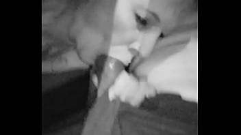 Cock loving slut slurps