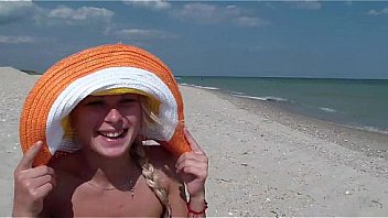 Blonde with sexy tight ass getting the real bone hard fuck