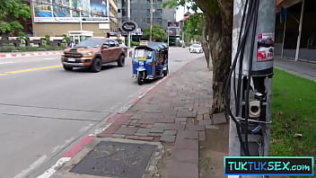 Tiny Blonde Asian Teen From Thailand Picked Up In A Tuktuk thumbnail