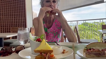 Having lunch with my photographer i told him that i had a little treat for him but that he'd need to look beneath the ta