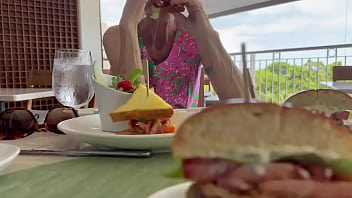 Having lunch with my photographer i told him that i had a little treat for him but that he'd need to look beneath the ta