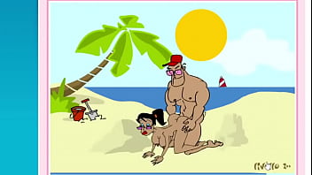 Rubia coge por estar en la playa