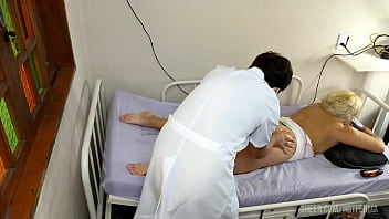 See how a married woman relieves her stress at the masseuse