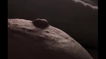 Close up pinching my left nipple