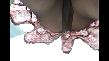 Getting up under her skirt