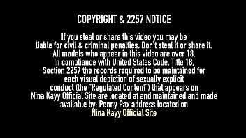 Carmen valentina & nina kayy's wild lesbian duo performance