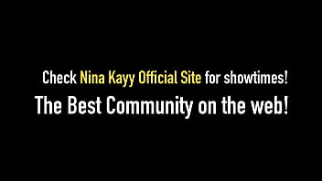 Carmen valentina & nina kayy's wild lesbian duo performance