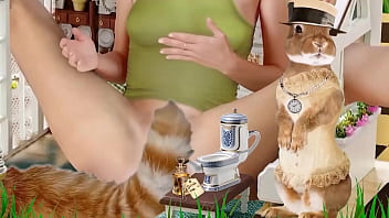 Alice in wonderland giant in the house true story