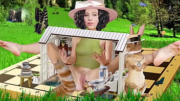 Alice in wonderland giant in the house true story