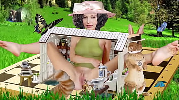 Alice in wonderland giant in the house true story