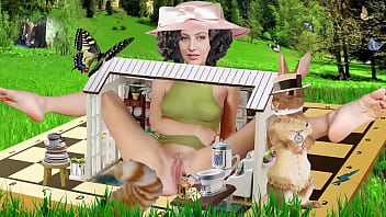 Alice in wonderland giant in the house true story