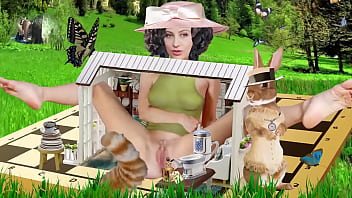 Alice in wonderland giant in the house true story