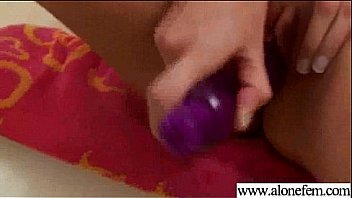 Various stuffs for alone girl to masturbate on cam clip 15