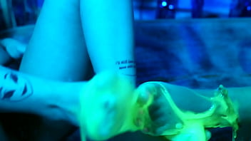 Lesbians slime foot fetish and hitachi play