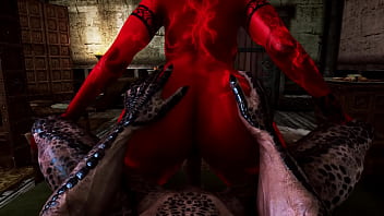 Succubi's ass gets fucked hard