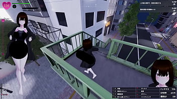 二人で話し込むのに集中してる人たちに、 けっこうおし〇こかけちゃったｗ