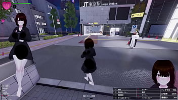 二人で話し込むのに集中してる人たちに、 けっこうおし〇こかけちゃったｗ