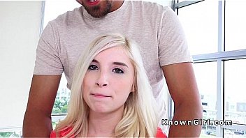 Petite girlfriend gets huge dick