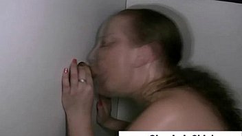 Plump slut gives head