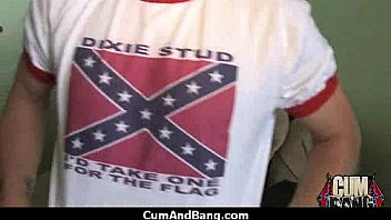 Supr hot ebony chick blows a group of white dicks 14