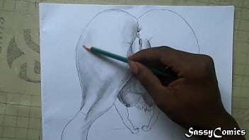 Fat pussy pencil sketch