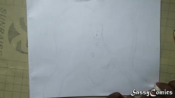 Fat pussy pencil sketch