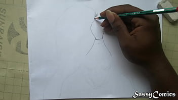 Fat pussy pencil sketch