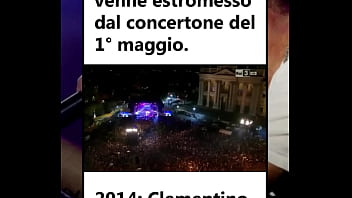 Quando clementini omaggiò fibra al concertone del 1° maggio