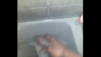 Jerking my dick in shower
