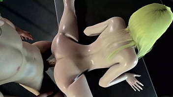 3d bbw blonde slut got her asshole fucked so hard