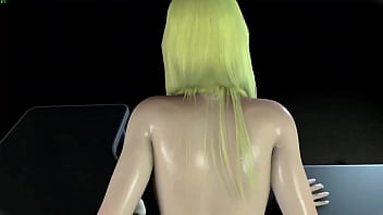 3d bbw blonde slut got her asshole fucked so hard