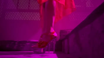 European stepmom artemisia love hot solo outdoor high heels fetish