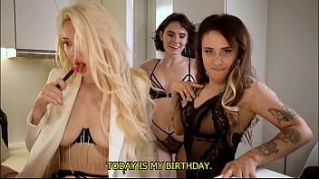 Family stepmom and stepdad gifted us two sluts for a wild orgy