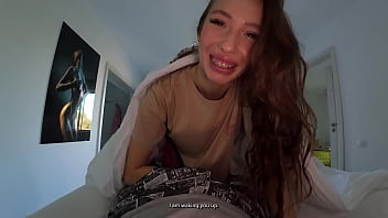 Morning Surprise Waking Him Up With Kisses Under The Sheets thumbnail