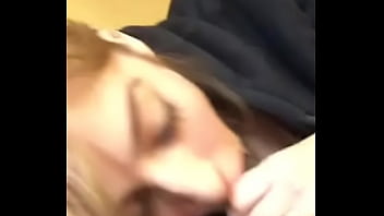 Blonde bimbo equinox employee sucking off coworking