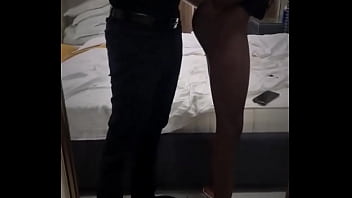 The "no panties rule" check before our dinner date ️