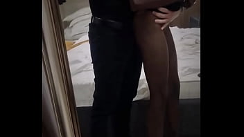 The "no panties rule" check before our dinner date ️