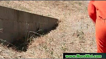 Slippery nuru massage and dick rubbing sex video 08