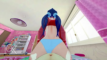 Anime hentai game gaming mita sex in various positions and blowjob