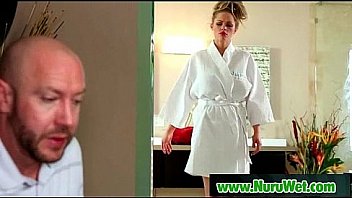 Hot asian girl gives slippery nuru massage 05